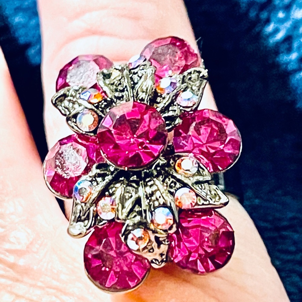 Amethyst Ring 5.27 Cts Jewelexi 925 Sale Sterling Silver Faceted Magenta Sz 7